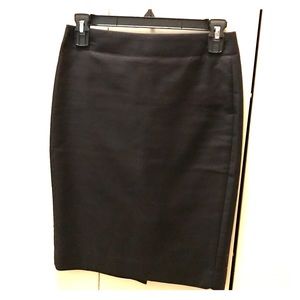 J. Crew black no. 2 cotton pencil skirt